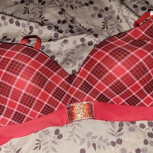 Victoria's Secret Red Checkered Bra